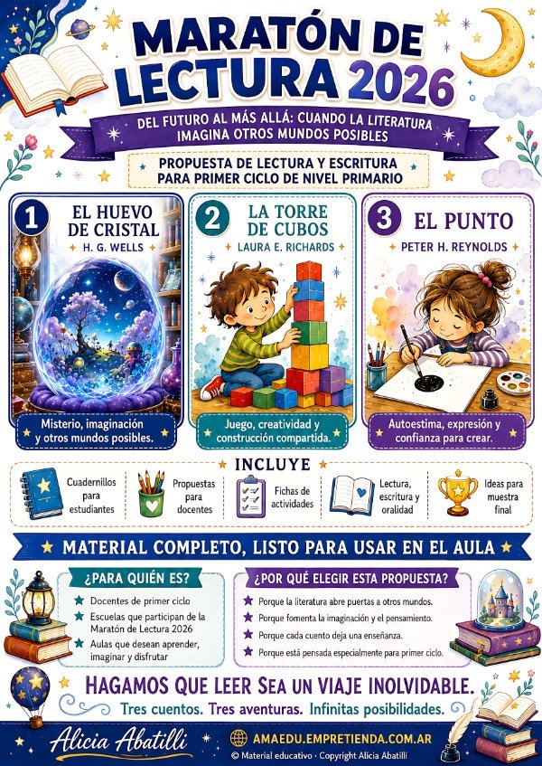 Producto - MARATÓN DE LECTURA - Pack PRIMER CICLO