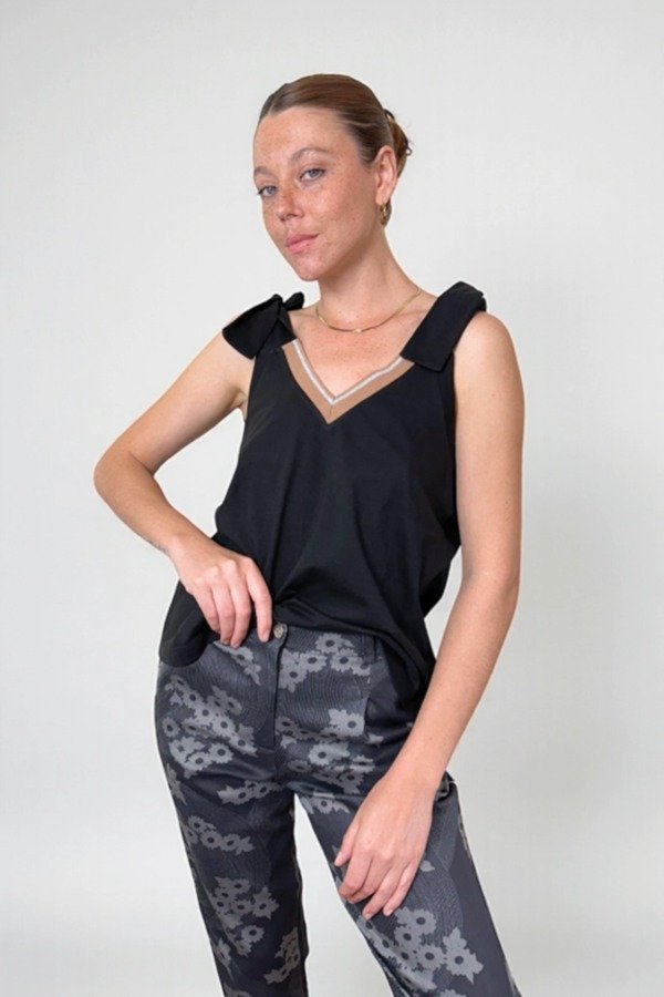 Producto - Pantalon Slouchy Roma Negro