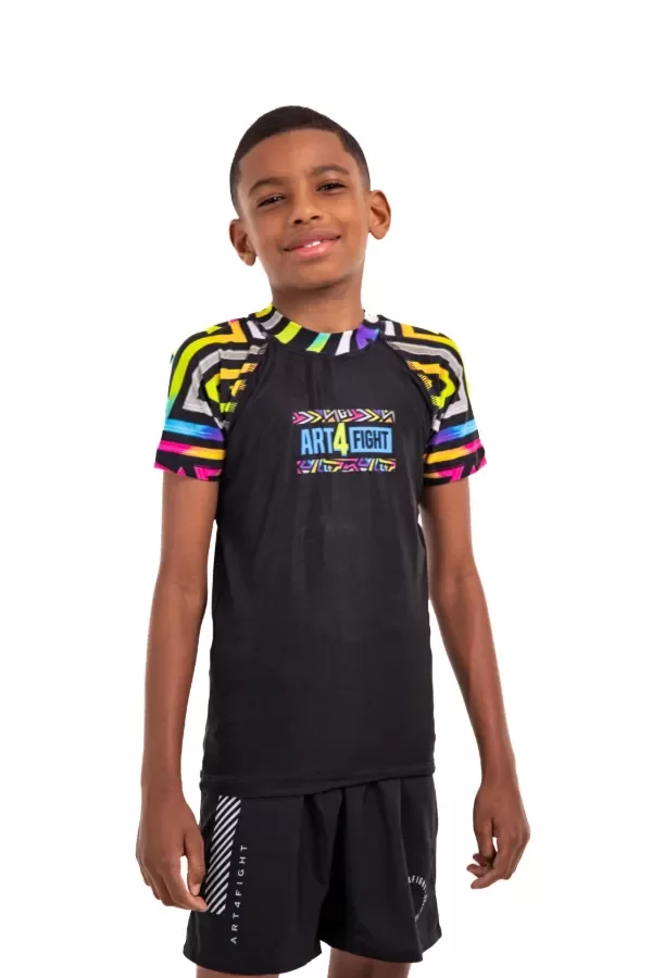 Producto - Rashguard manga corta Infantil Iris - A4F - 0
