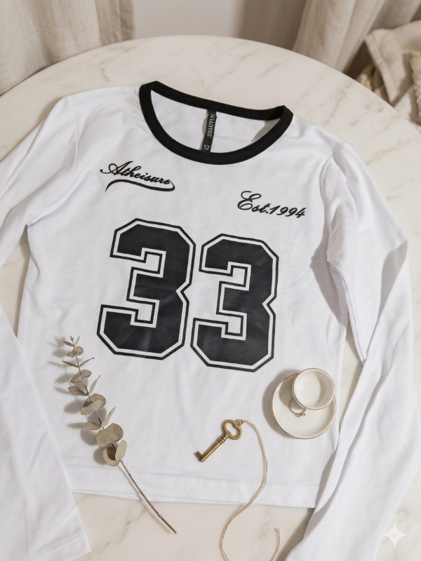 Producto - CAMISETA 33 BLANCA