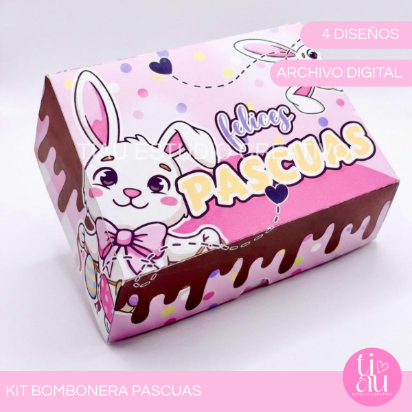 Producto - KIT CAJA BOMBONERA PASCUAS