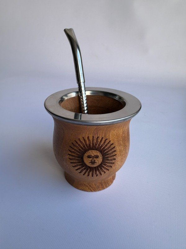 Producto - Mate camionero de algarrobo - Sol de Mayo - 1
