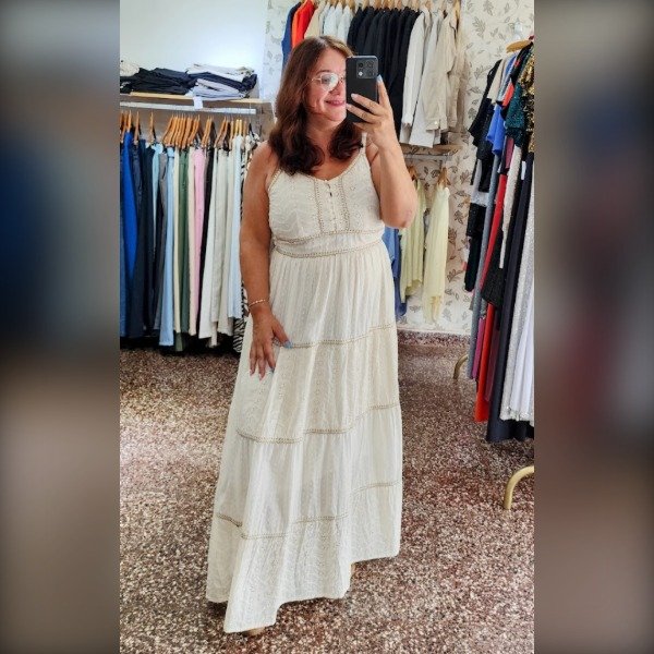 Producto - VESTIDO INDU BRODERIE PERLAS