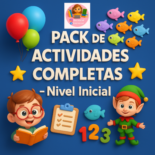 Producto - "PACK DE ACTIVIDADES COMPLETAS"