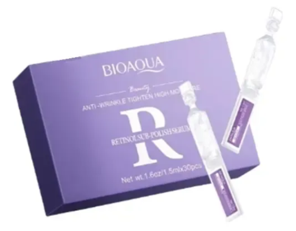 Producto - Serum Bioaqua en Ampollas Retinol Anti Arrugas Caja X 30 Unid - 1