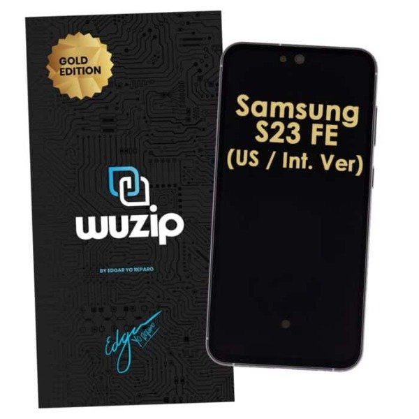 Producto - Modulo Samsung S23 FE C/Marco  Gold Edition