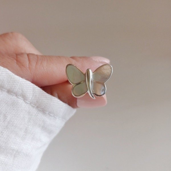 Producto - ANILLO JULIETA MARIPOSA (T.16) PLATA 925