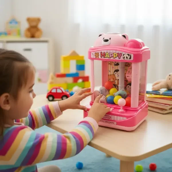 Producto - Máquina De Peluches y Pelotas C/ Garra ,sonido Y Usb - 6