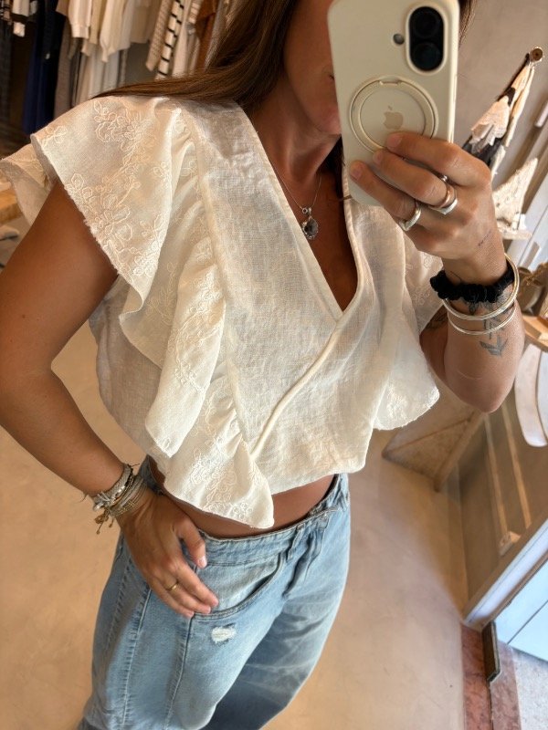 Producto - Blusa Mangas Broderie