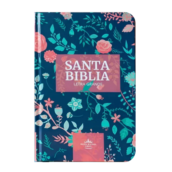 Producto - Biblia Reina Valera 1960 Letra Grande Floreada Tapa Dura