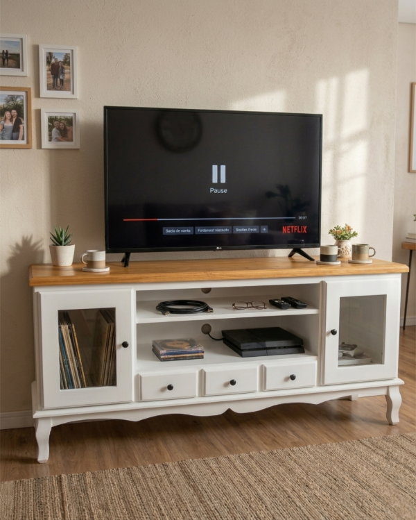 Producto - Rack lcd petit provenzal macizo - 1,60