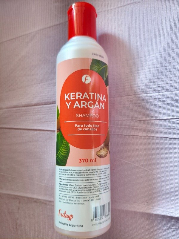 Producto - Shampoo keratina 370ml Frilayp
