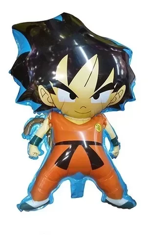 Producto - GLOBO METALIZADO DE GOKU FONDO CELESTE