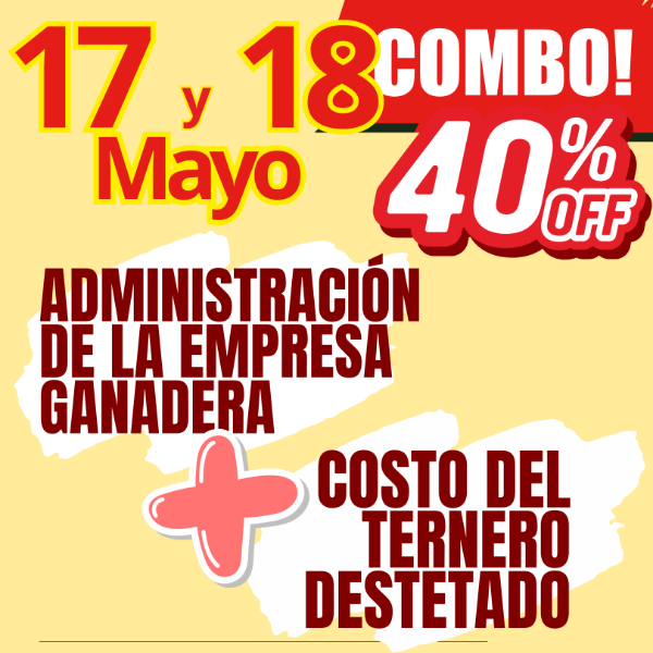 Producto - COMBO 2 CURSOS: Administración Ganadera + Costo del Ternero