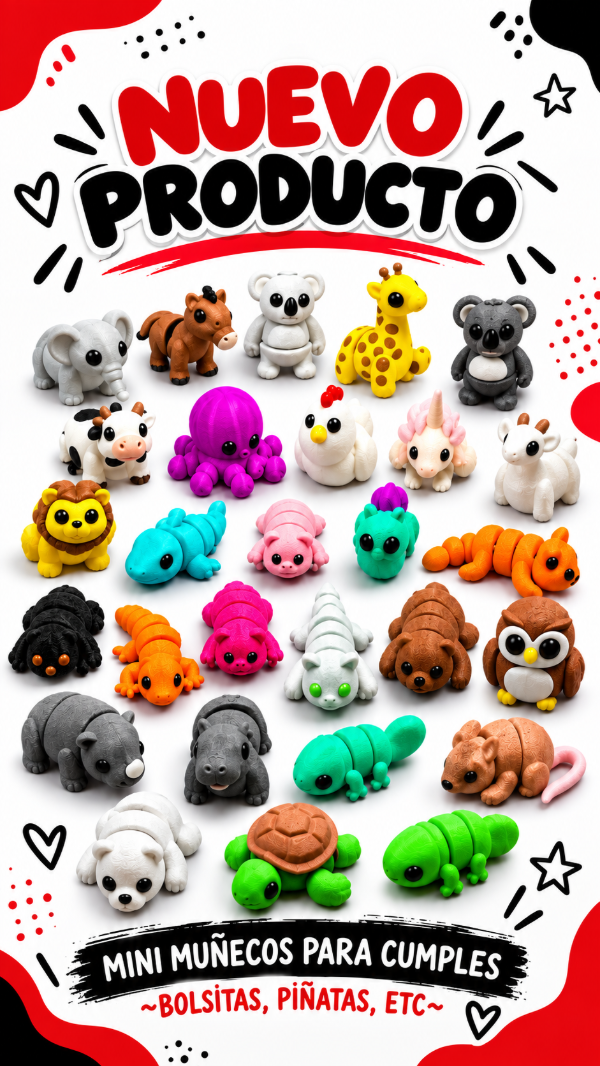 Producto - Mini muñecos cumpleaños x 20
