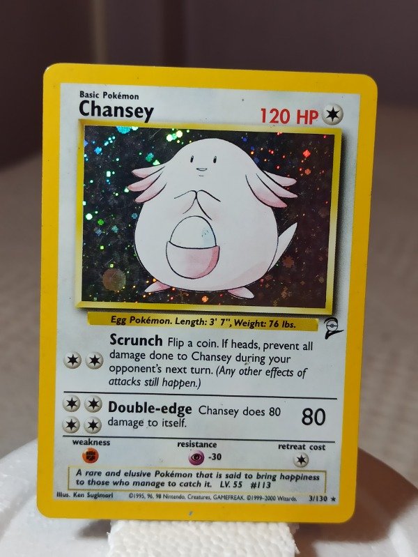 Producto - Cartas Pokemon Chansey 3/102 Base Set 2 Holo 1999 LP #san