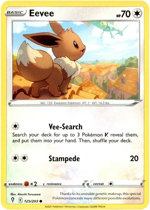 Producto - Eevee - 125/203 - Evolving Skies