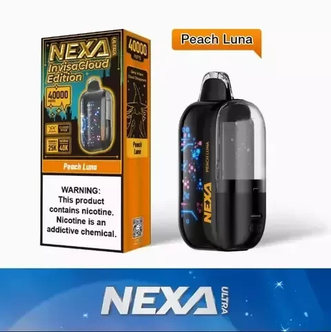 Producto - NEXA ULTRA DESECHABLE - Edición INVISIBLE ! 40.000 puffs PEACH LUNA