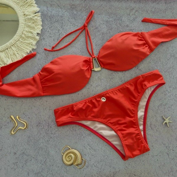 Producto - Bikini tazas salmón- talle 95