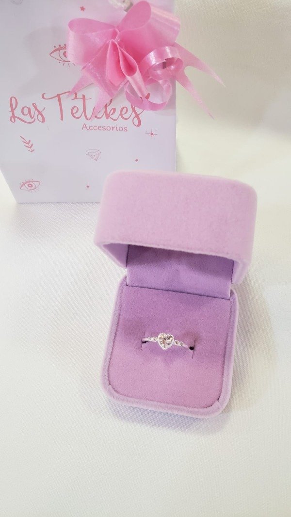 Producto - Anillo corazon infinito strass