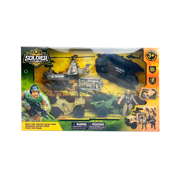 Producto - SET SOLDADOS SOLDIER COMBAT 6 PCS