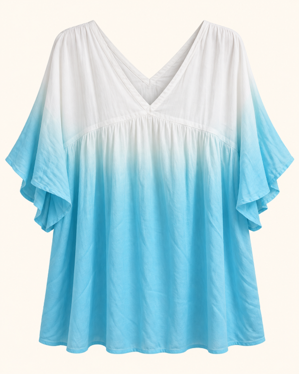 Producto - Blusa Camisola Escote en V Degrade/ Batik - 4