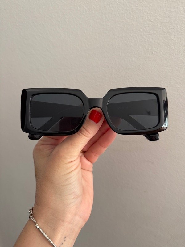 Producto - Lentes cuadrados negros