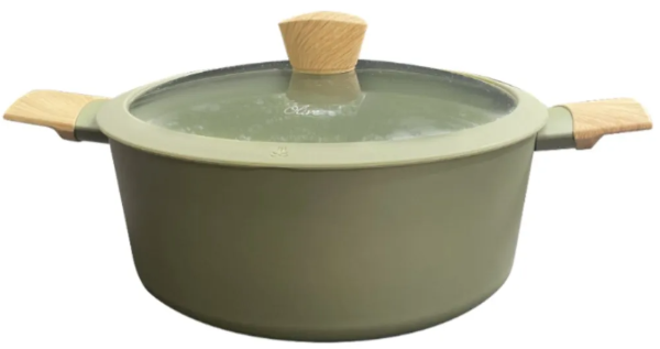 Producto - CACEROLA HUDSON 24CM ALUMINIO ANTIAD OLIVE