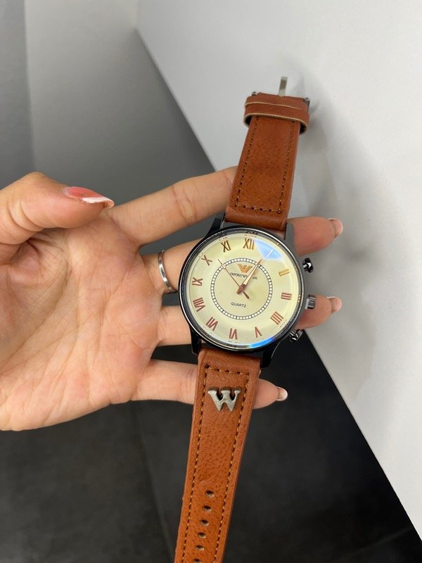 Producto - Reloj hombre malla marron