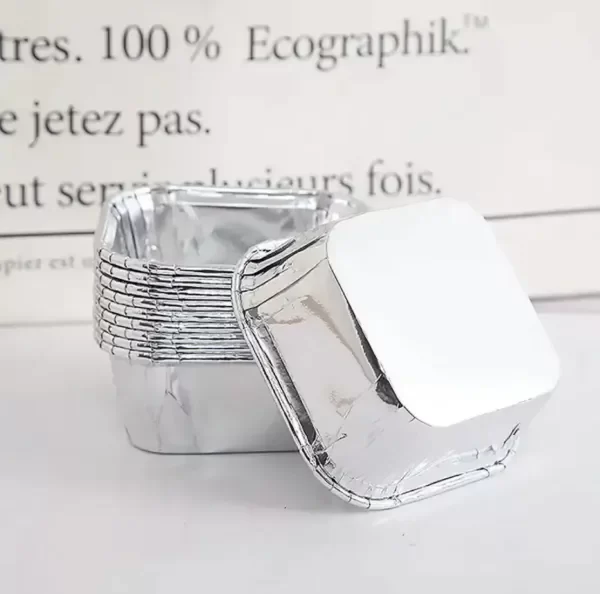 Producto - Pirotin cuadrado plateado (10 unidades)