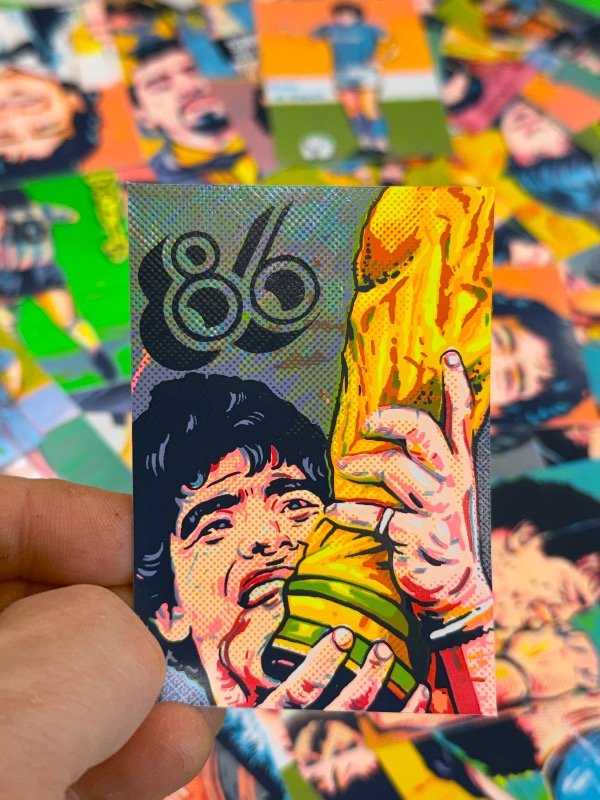 Producto - Stickers de Diego en serigrafía - 1