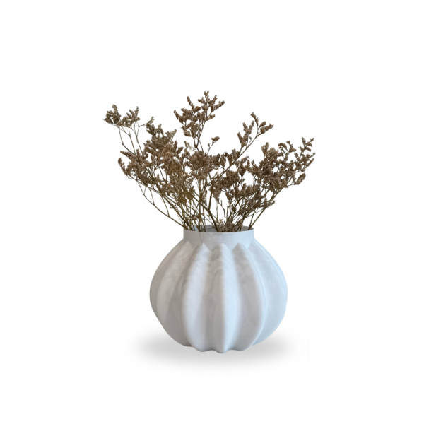 Producto - FLORERO BAJO BLANCO