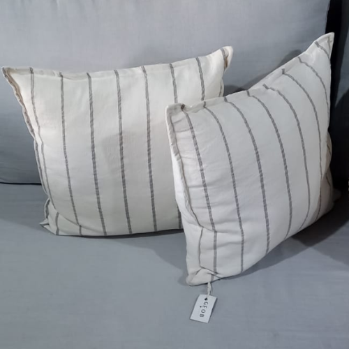 Producto - Almohadón tussor rayas 40x40