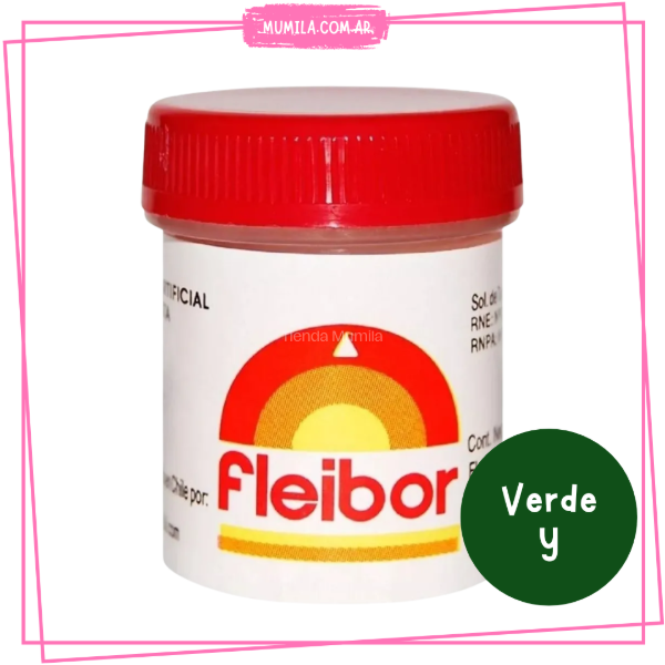Producto - Colorante Verde Y Fleibor en pasta