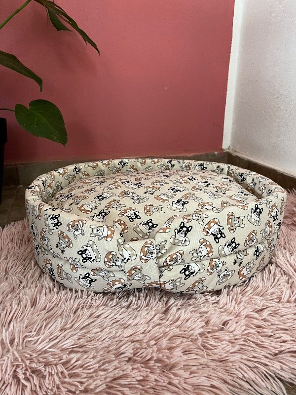 Producto - Camita perritos beige