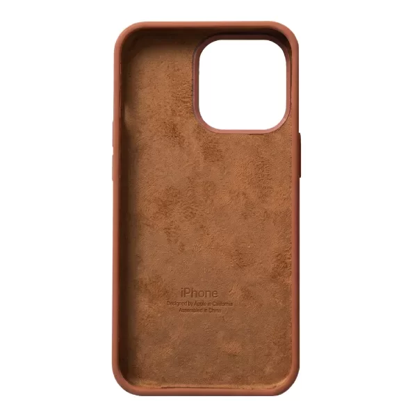 Producto - Funda de Silicona - Color Marrón Chocolate - IPhone 13 Pro - Apple - 1