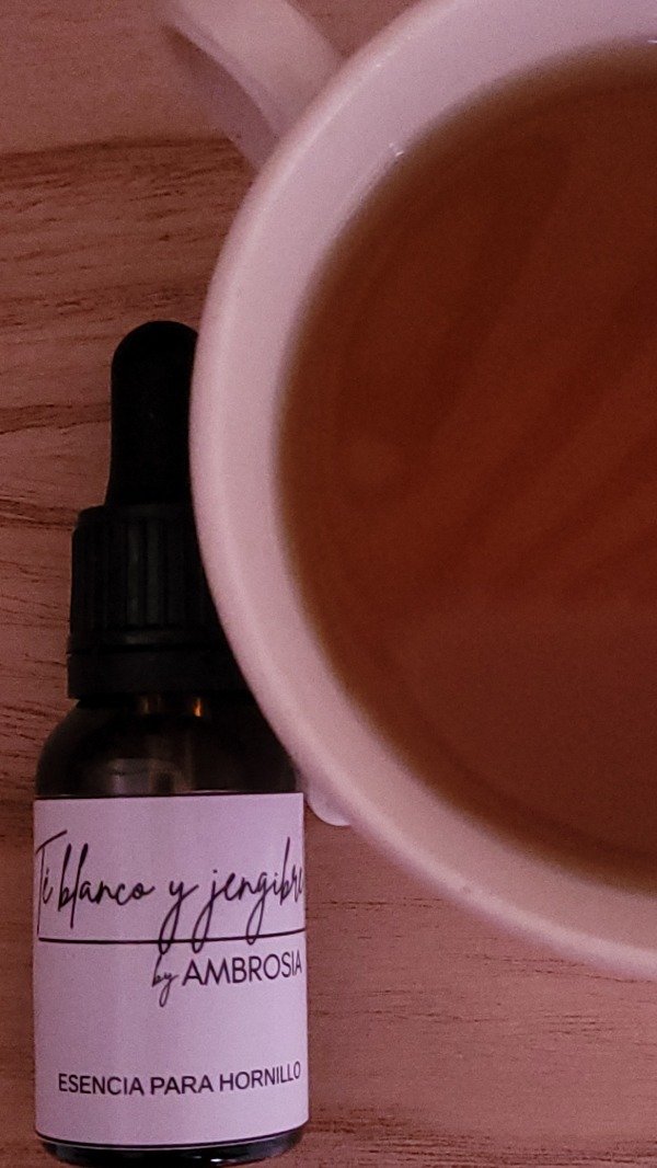Producto - Té Blanco y Jengibre - Esencia para Hornillo