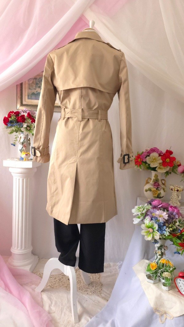 Producto - Trench Vania Negro y Beige! IMPORTADOS NUEVOS - 14