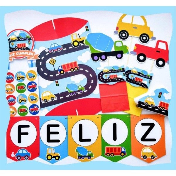 Producto - Piñata Autitos