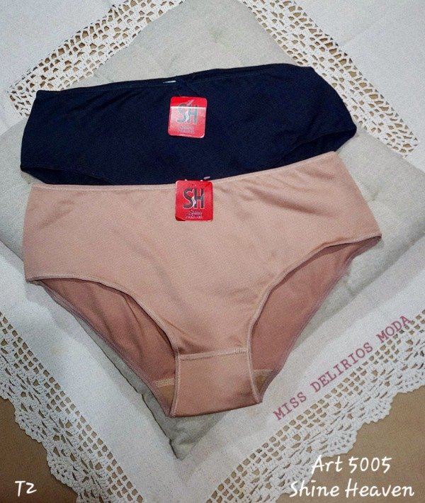 Producto - Pack X2 Bombachas Tiro Corto Algodón y Lycra 5050 Shine Heaven