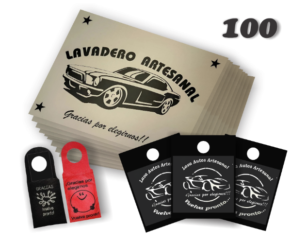 Producto - 100 Alfombras de Papel + 100 Tarjetas Perfumadas + 100 Bolsas de Friselinea