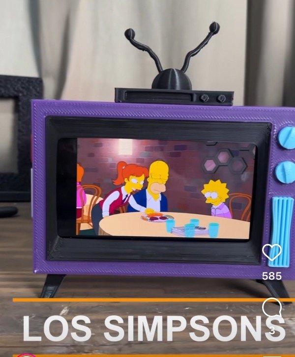 Producto - Tv Soporte celular de los Simpsons