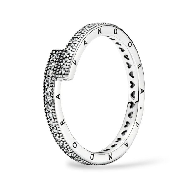 Producto - Anillo Cristales Banda Doble Pandora PREVENTA