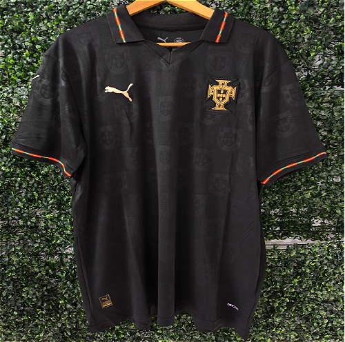 Producto - CAMISETA PORTUGAL (NEGRA) (PERSONALIZABLE)