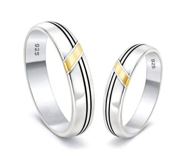 Producto - Alianza Destello Plata y Oro (Cod: A-798)