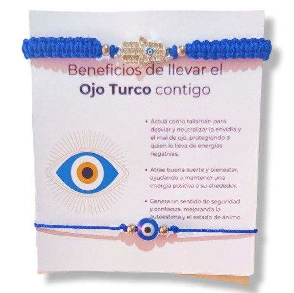 Producto - Pulseras mano de Fátima y ojo turco