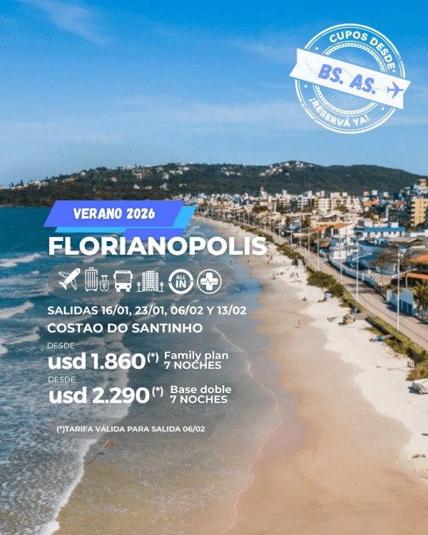 Producto - VERANO 2026 FLORIANÓPOLIS