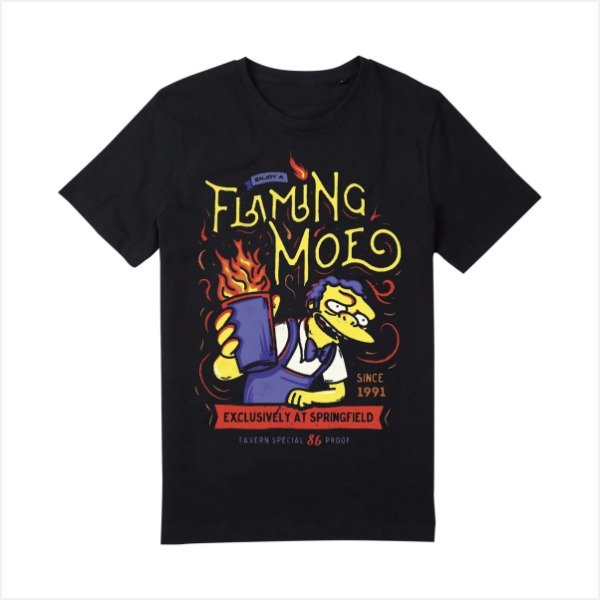 Producto - Remera Simpson Llamarada Moes