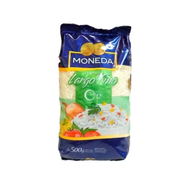 Producto - ARROZ LARGO FINO - MONEDA x 500gr
