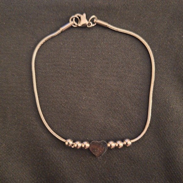 Producto - Pulsera Corazón Soga Acero